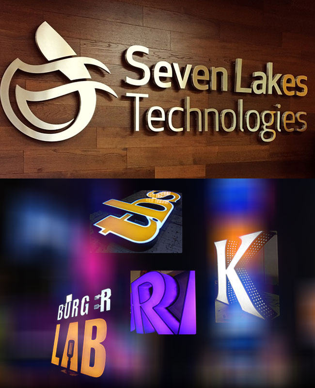 3D signage